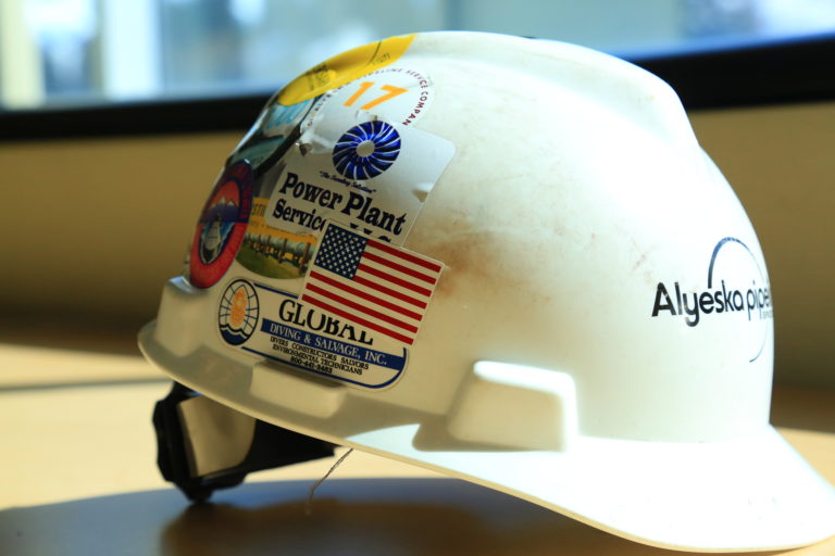 2005: Hard hat stickers - Alyeska Pipeline